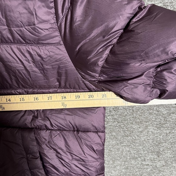 Outdoor Research Transcendent Down Pullover Jacket Womens Small Purple Hooded - Picture 4 of 9